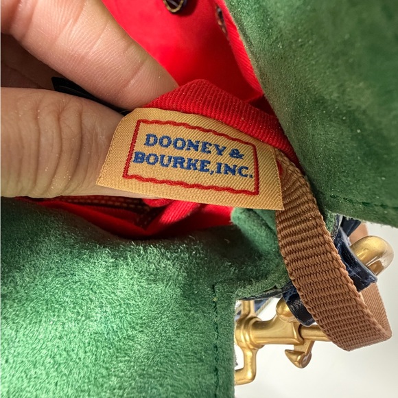 Dooney & Bourke Alto Croc Embossed Leather Satchel Tote – Vintage Italian Made - Picture 10 of 11